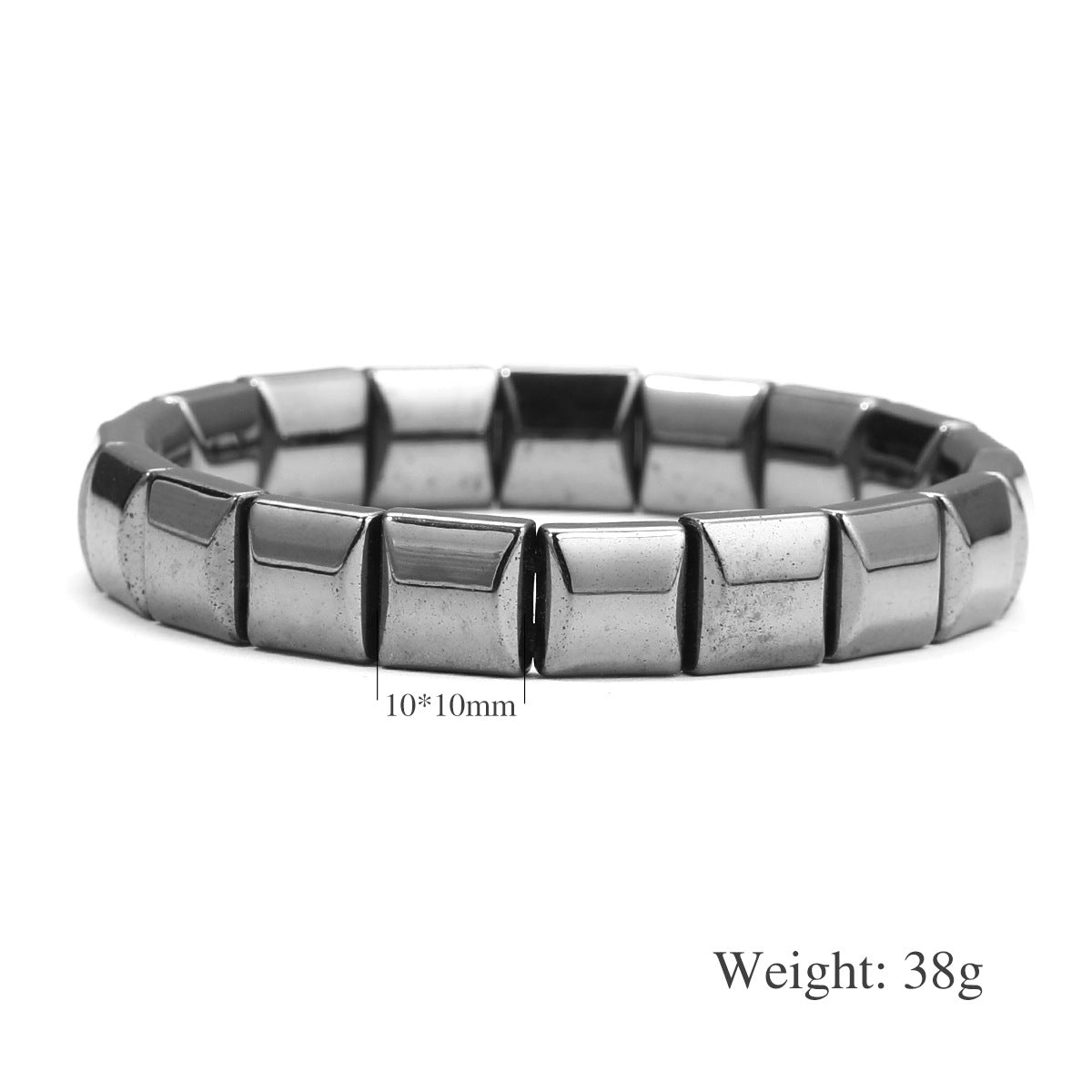 Black Tourmaline Magnetic Therapy Bracelet For Men And Women Round Bead Couples Accessory Bangle