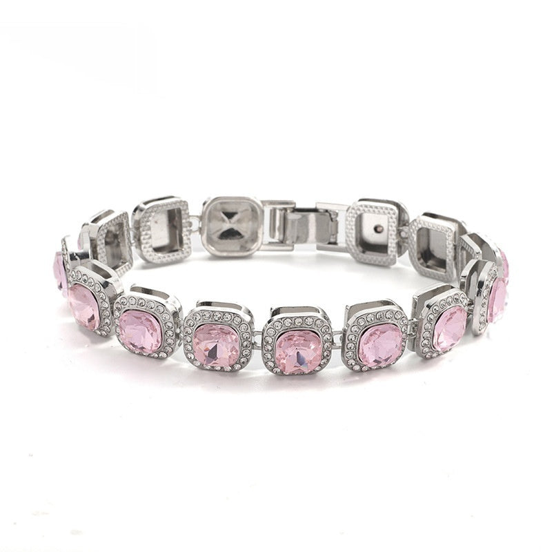 Womens Cubic Zirconia Full Diamond Bracelet
