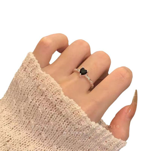 Black Zircon XINGX Ring For Women